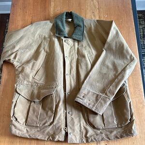 Filson waxed tin cloth jacket